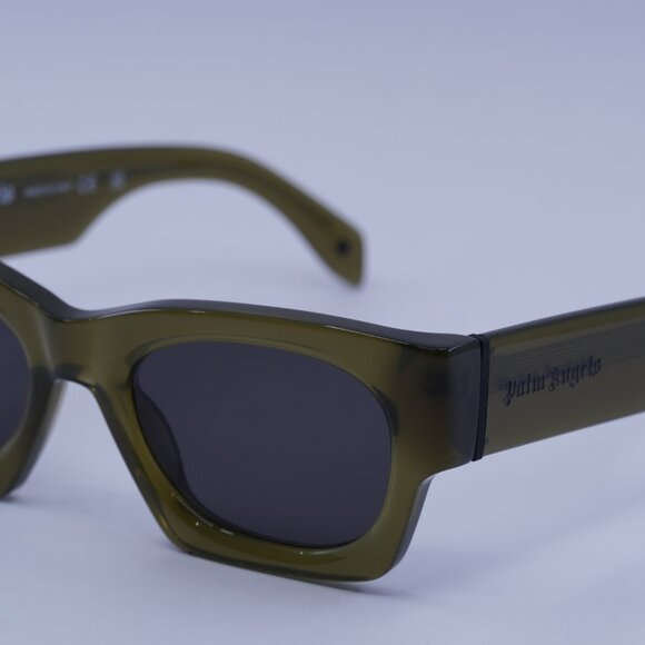 Palm Angels PERI089 BODIE 5907 Sunglasses Light Green Square Frame, Grey Lenses - Picture 3 of 9